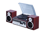 3-Speed Turntable with CD Cassette SD Card USB player ODC28SPK-WD