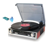 TechPlay ODC107BT , Bluetooth Connection, 3-Speed Turntable FM radio