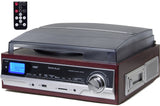 3-Speed Turntable & Cassett player with SD and USB slots DC17 WD