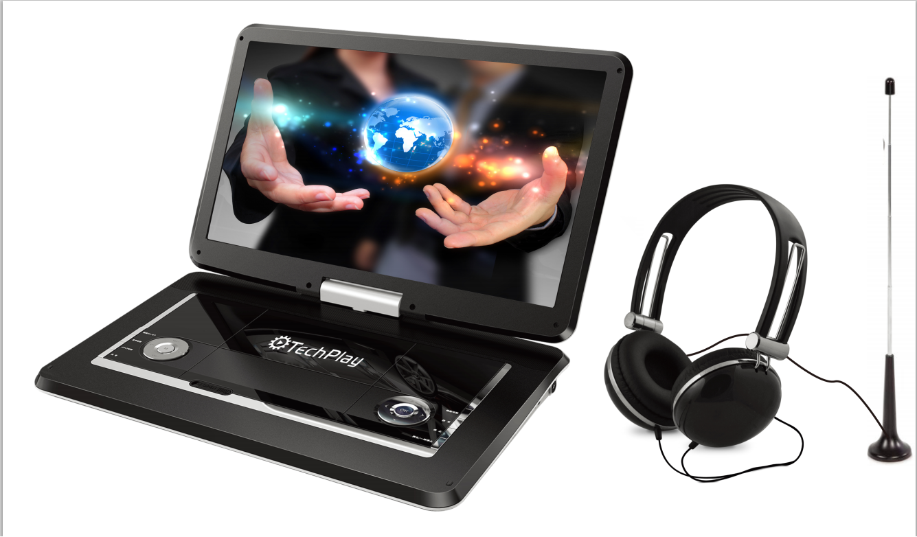 レコーダー LCD PORTABLE  TV/DVD,PLAYER NEW Portable DVD Player HD CD TV Player 270° LCD Widescreen